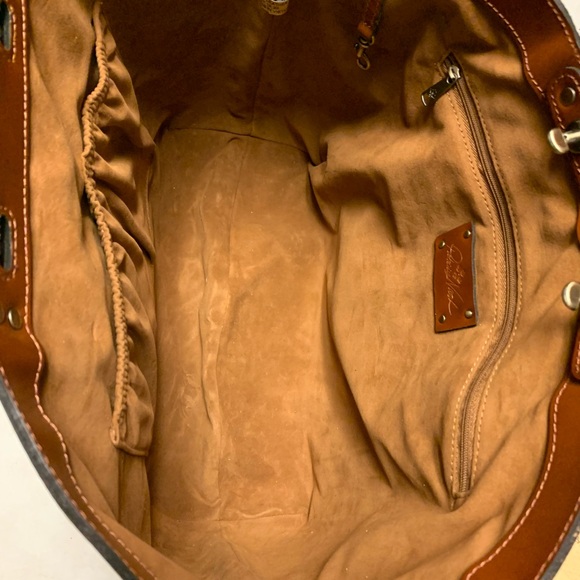 Patricia Nash Tote/Handbag, Lge, Brown, Benvenuto, NWT - Picture 9 of 12